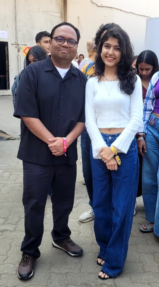 Diya Nathwani with Biswapati Sarkar