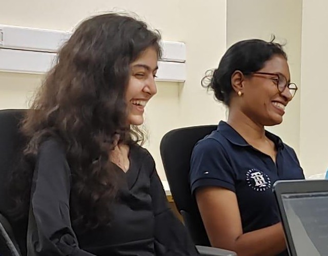 Diya Nathwani with Kothai Krishnamoorthy
